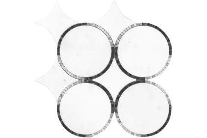 G146 TEMPO CIRCLE WHITE 29,9X29,9 (мозаїка)