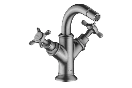 Змішувач Axor Montreux  для біде двохвентильний Cross, Brushed Nickel 16520820