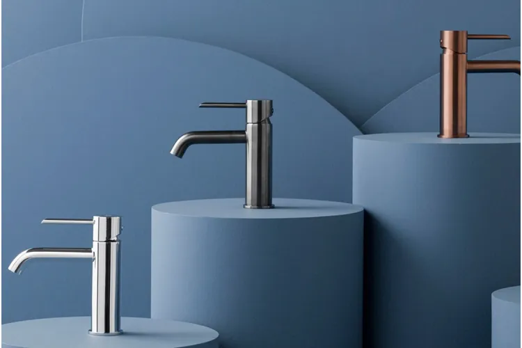 ROUND, Змішувач для умивальника 160 мм, керамічний картридж, d35 мм, аератор"plus", підключення 3/8", chrome (100208352) зображення 2