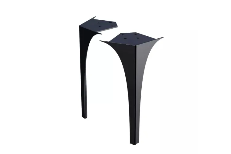 Ніжки меблеві LOUIS 47 см передні, чорний глянець (2 шт.) 190647 зображення 1