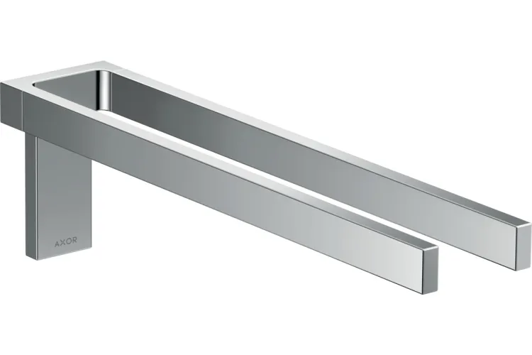 Рушникотримач подвійний Axor Universal Rectangular 380 мм Chrome (42622000) зображення 1