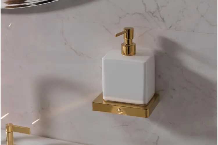 LOUNGE, Дозатор рідкого мила підвісний, gold (100238438) зображення 2