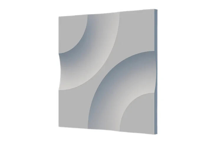 Гіпсова стінова панель 50х50 см FUSION 03 зображення 1