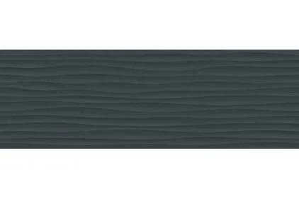 M1AG ECLETTICA ANTHRACITE STRUTTURA WAVE 3D RET 40x120 (плитка настінна)