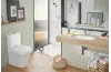O.NOVO Умивальник для установки під стільницю овальний 60х35 см White Alpin CeramicPlus (416260R1) зображення 5
