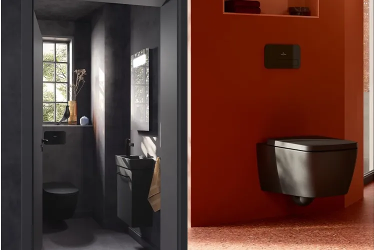 Кнопка змиву VICONNECT 200G скло чорне глянцеве (922400RB) зображення 2