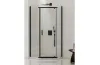 Душова кабіна п'ятикутна NEW KOMFORT BLACK 90x90x195 скло clear ACTIVE SHIELD 8мм image 1