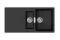 Кухонна мийка S520-F530 1000х500 на дві чаші з полицею Graphiteblack (43357170)