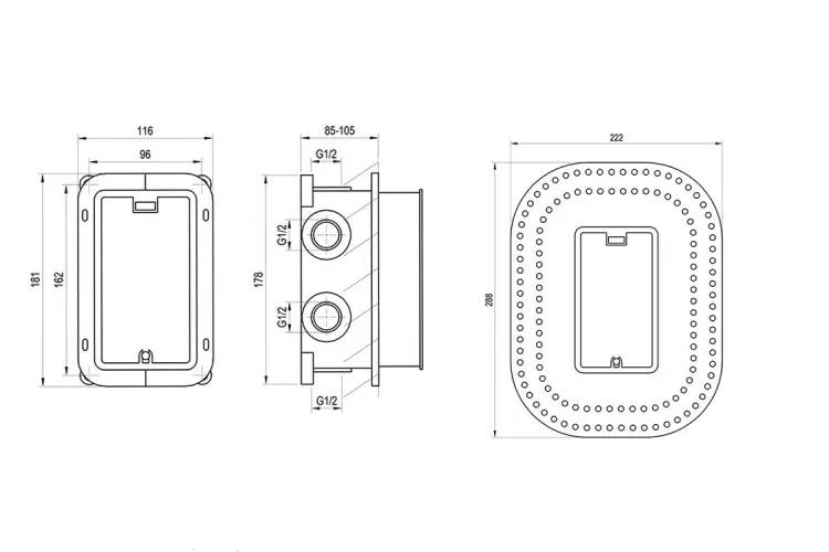 RB 071.50 Вмонтований механізм R-box Multi X070074 image 4