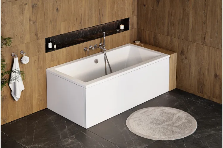 Ванна акрилова QUADRO WIDE 160х80 (соло) без ніг зображення 3