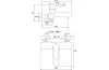 Змішувач для ванни настінний Puri PU 022.00/150, X070115 зображення 3