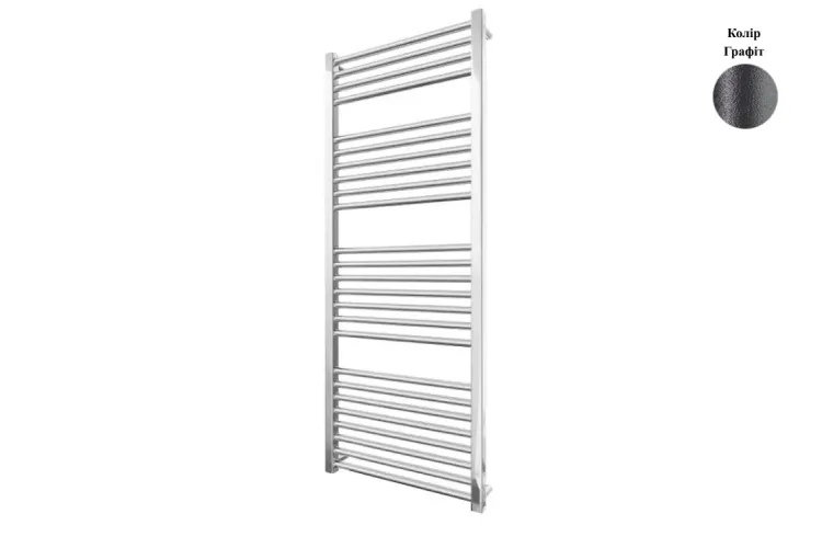 Рушникосушка INOX Гера 1170х530/500, графіт зображення 1