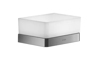 Поличка скляна для душу Axor Universal 150х70 мм, Brushed Nickel 42802820