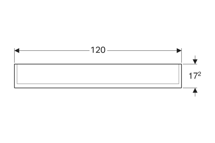 Дзеркальна шафа OPTION PLUS 120 см,з підсвіткою і трьома дверима (500.592.00.1) зображення 3