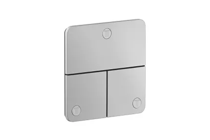 Перемикач ShowerSelect ID Softsquare на 3 функції, Brushed Nickel (36781820)