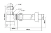 Сифон для умивальника 1/4х40 HC2-40 зображення 2