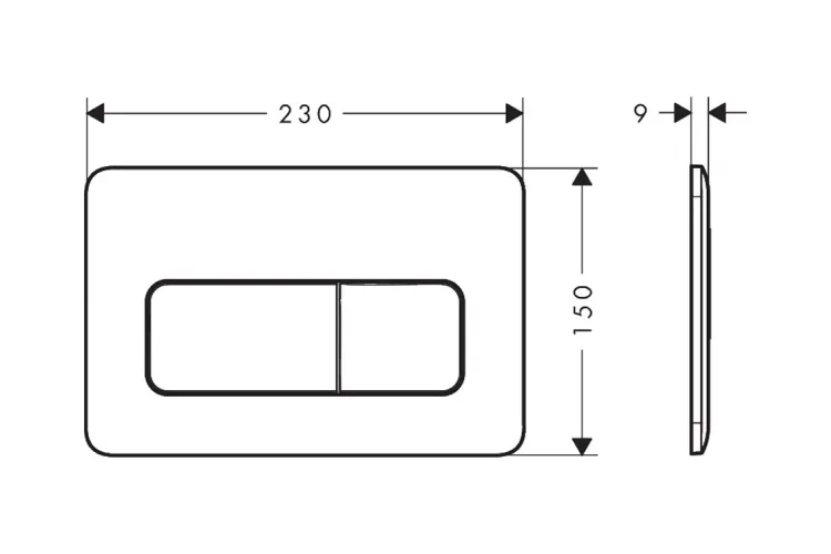 Панель змиву iFrame Original Q Chrome (66001000) зображення 3