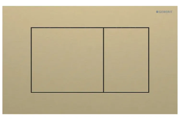 Кнопка змиву Sigma 40 square, латунь/матовий (115.629.QF.1) image 1