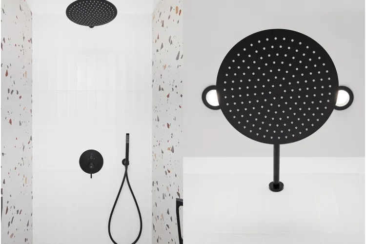 Змішувач для душу - з душ. комплектом МОЗА black 5039-501-81 image 3