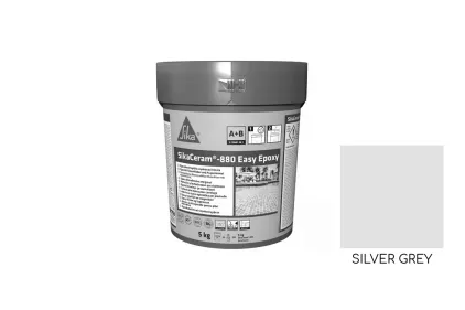 SikaCeram-880 Easy Epoxy(AB) 2к Епоксидна затирка, silver grey 5кг