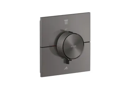 Термостат прихованого монтажу ShowerSelect ID Square на 2 функції, Brushed Black Chrome (36752340)