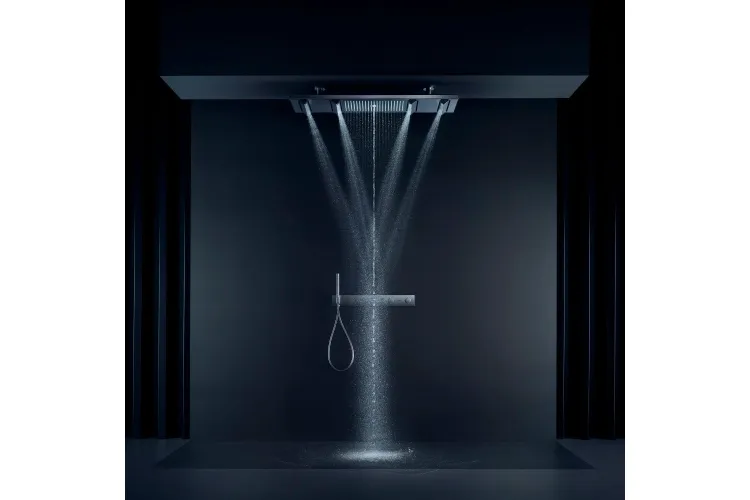 Верхній душ Axor ShowerHeaven 1200х300 4jet з підсвіткою 5000 K, Stainless Steel Optic (10629800) image 3