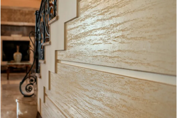 2W005 Декоративна штукатурка Travertino Polvere Giallo зображення 2