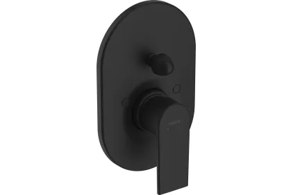 Змішувач Vernis Shape прихованого монтажу для ванни/душу 200, Matt Black (71458670)