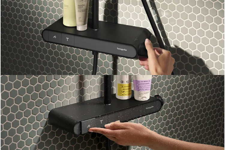 Душова система Activera Q 290/180 1jet EcoSmart ShowerTablet Select 360, MattBlack (28648670) зображення 5