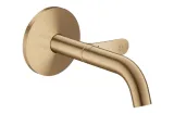 Змішувач AXOR One Select 160 для умивальника зі стіни. Brushed Bronze (48180140)