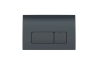 Кнопка змиву Delta 50, пластик, чорна (115.119.DW.1) зображення 1