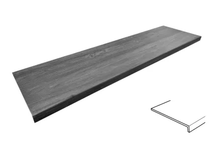 RODENO NOGAL Peldano Recto Antislip 970469 сходинка з прямим капіносом 119.7x31.5x1.4 PZ724