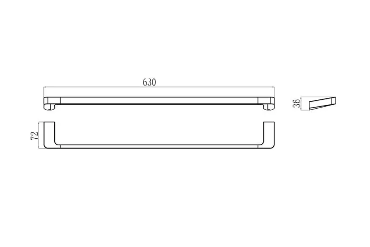 TD 310 Тримач для рушника X07P325 image 2