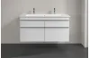 VENTICELLO Шафа під умивальник 115.3х59х50.2 Glossy White, ручки хром (A92901DH) зображення 6