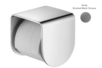 Тримач туалетного паперу настінний Axor Urquiola Brushed Black Chrome 42436340