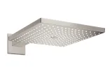 Верхній душ Raindance Select E 300 1jet Air з тримачем 390 мм, EcoSmart 9 l/min, Stainless Steel Optic (26239800)