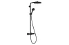 Душова система Pulsify S Puro Showerpipe 260 1jet з Ecostat Fine, Matt Black (24236670) зображення 1