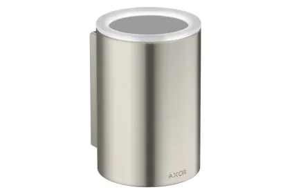 Стакан підвісний Axor Universal Circular, Stainless Steel Optic (42804800)