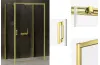 Душова кабіна PRIME LIGHT GOLD RIGHT 100x100x200 прозоре скло ACTIVE SHIELD 6мм image 1