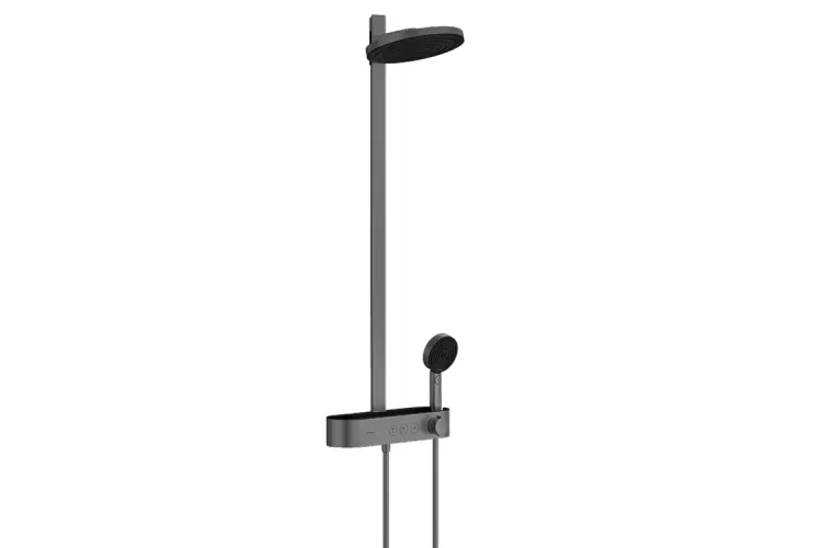 Душова система Pulsify Showerpipe 260 2jet 400 EcoSmart, Brushed Black Chrome (24241340) зображення 1