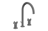 Змішувач Axor Archivio 190 Cross для умивальника на 3 отвори, Brushed Black Chrome (34027340)