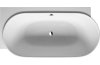 Купити LUV Ванна пристінна 180x95 см лівостороння з ніжками та панеллю, DuraSolid® (700431000000000) фото №1