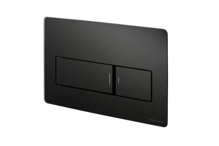 Smart-line, Кнопка змиву GLASS, подвійна, black (100303015) image 1