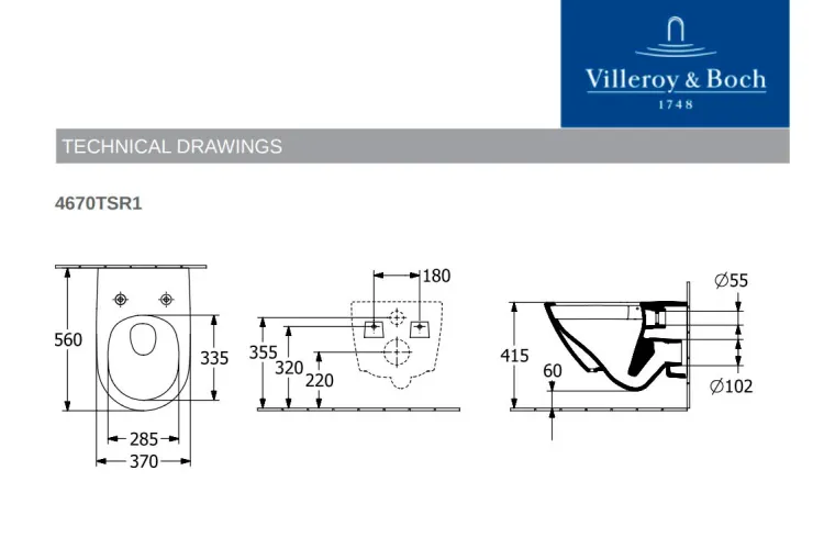 SUBWAY 3.0 Унітаз підвісний Rimless TwistFlush 56 см CeramicPlus + сидіння 8M42S101 (4670TSR1) зображення 5