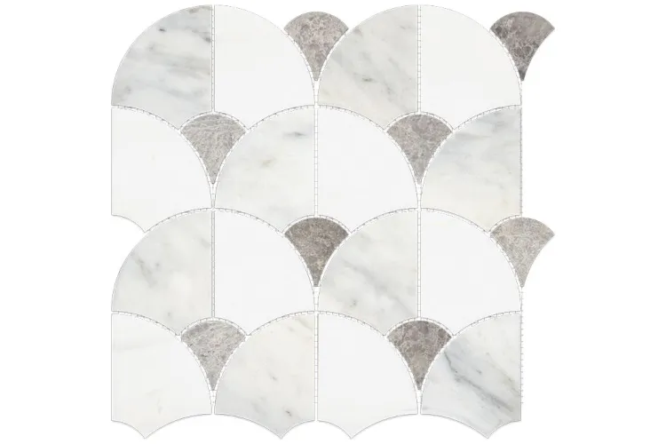 G148 FIGURE SHELL LIGHT 29,9X29,7 (мозаїка) зображення 1