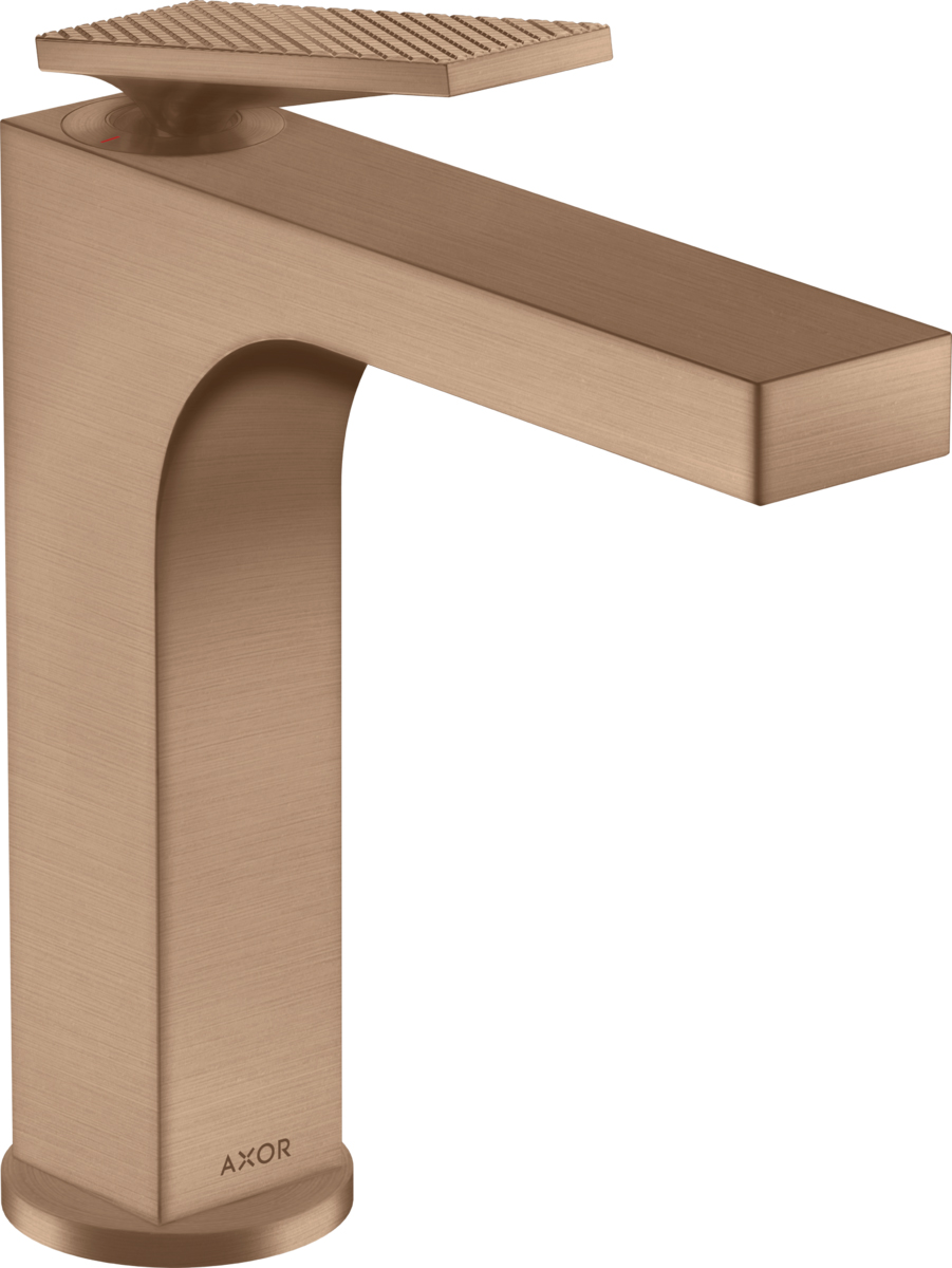Змішувач Axor Citterio 160 Lever rhombic cut для умивальника pop-up ...