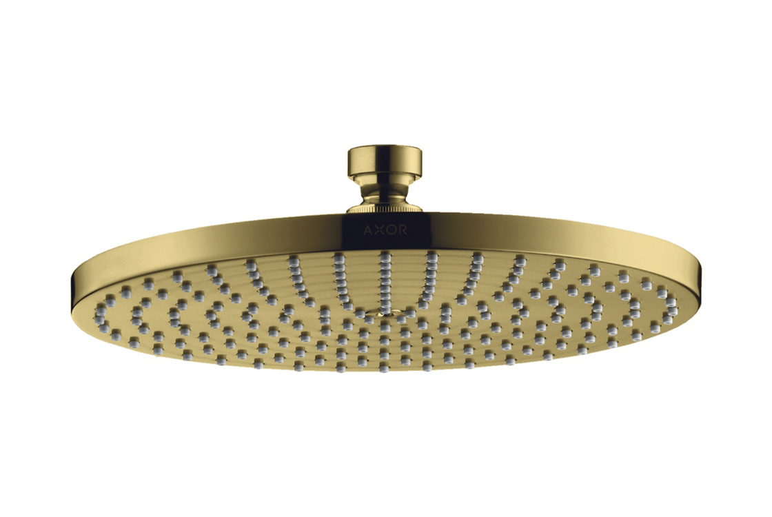 Верхній душ Axor 240 1jet Polished Gold Optic 28494990 - купити у