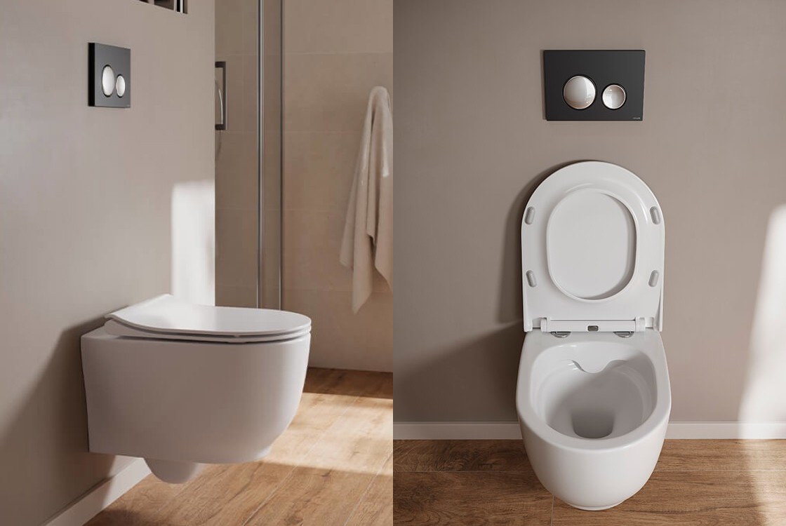 СЕТ C190 Унітаз підвісний LUNA Clean on + сидіння дюроп. повільн